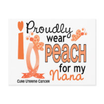 I Wear Peach For My Nana 27 Uterine Cancer