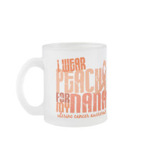 I Wear Peach For My Nana 6.4 Uterine Cancer Mug