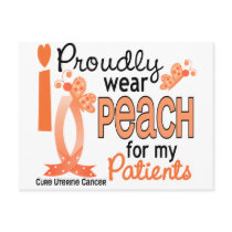 I Wear Peach For My Patients 27 Uterine Cancer