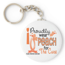 I Wear Peach For The Cure 27 Uterine Cancer