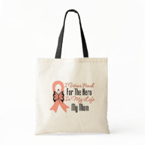 I Wear Peach For The Hero in My Life...My Mom Bag
