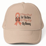 I Wear Peach For The Hero in My Life...My Mommy hats