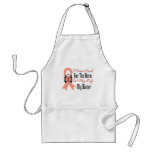 I Wear Peach For The Hero in My Life...My Sister aprons
