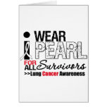 I Wear Pearl For All Survivors Card
