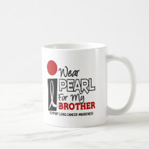 I Wear Pearl For My Brother 9 Mugs