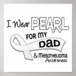 I Wear Pearl For My Dad 42 Mesothelioma Posters