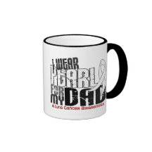 I Wear Pearl For My Dad 6 Lung Cancer Coffee Mug