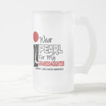 I Wear Pearl For My Granddaughter 9 Coffee Mugs