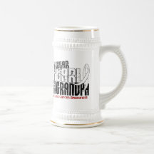 I Wear Pearl For My Grandpa 6 Lung Cancer Mugs