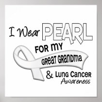 I Wear Pearl For My Great Grandma 42 Lung Cancer