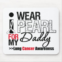 I Wear Pearl Ribbon For My Daddy Mouse Pad