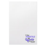 I Wear Periwinkle 42 Me Esophageal Cancer Stationery Design