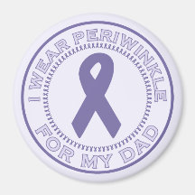I Wear Periwinkle For My Dad Refrigerator Magnet