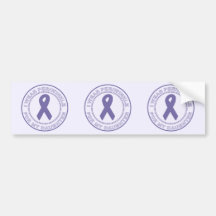 I Wear Periwinkle For My Daughter Bumper Sticker