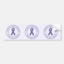 I Wear Periwinkle For My Mom Bumper Stickers