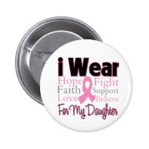 I Wear Pink Collage Daughter - Breast Cancer
