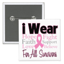 I Wear Pink Collage For  Survivors Breast Cancer