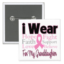 I Wear Pink Collage Granddaughter Breast Cancer