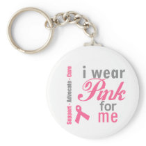 I Wear Pink For me Keychain
