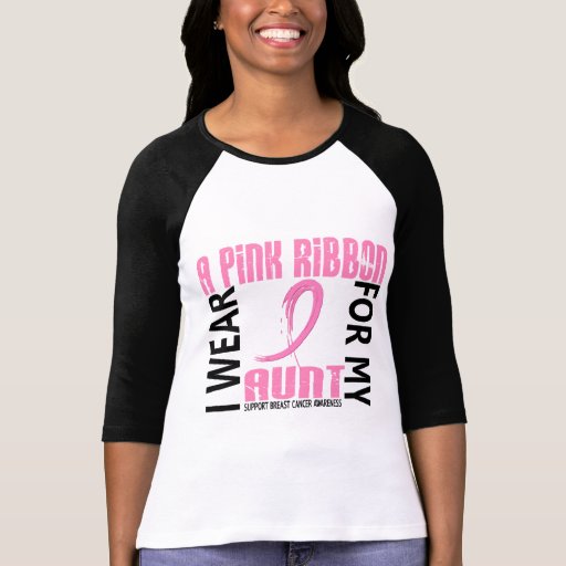 I Wear Pink For My Aunt 46 Breast Cancer T-shirt