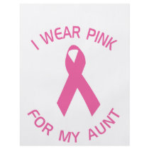 I Wear Pink For My Aunt Breast Cancer Awareness