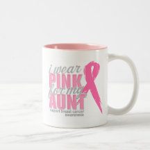 I Wear Pink For My Aunt Coffee Mugs