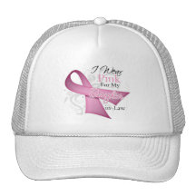 I Wear Pink For My DaughterInLaw Breast Cancer Hat