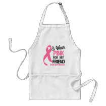 I Wear Pink For My Friend Apron