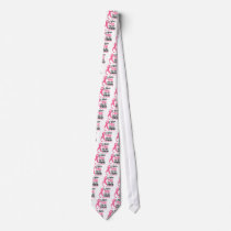 I Wear Pink For My Friend Custom Tie
