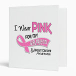 I Wear Pink For My Girlfriend 42 Breast Cancer Vinyl Binders