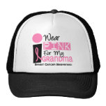 I Wear Pink For My Grandma 9 Breast Cancer Mesh Hat