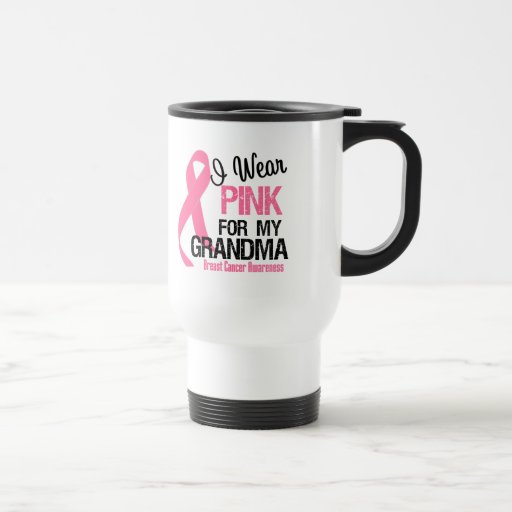 I Wear Pink For My Grandma Coffee Mugs