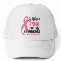 I Wear Pink For My Grandma Mesh Hat