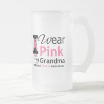 I Wear Pink For My Grandma Mugs