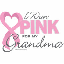 I Wear Pink For My Grandma Photo Cutout