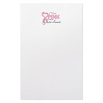 I Wear Pink For My Grandma Stationery Paper