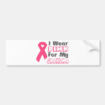 I Wear Pink For My Grandma (Version B) Bumper Stickers