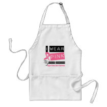 I Wear Pink For My Great Grandma Breast Cancer Apron