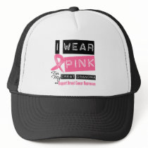 I Wear Pink For My Great Grandma Breast Cancer Hat