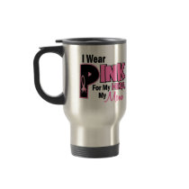 I Wear Pink For My Mom 19 BREAST CANCER Coffee Mug