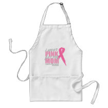 I Wear Pink For My Mom Aprons