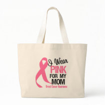 I Wear Pink For My Mom Tote Bags