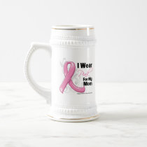 I Wear Pink For My Mom - Breast Cancer Awareness Coffee Mugs