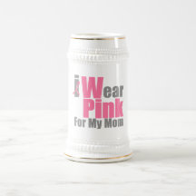 I Wear Pink For My Mom Coffee Mugs