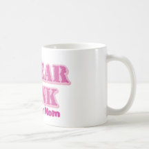 I wear pink for my mom coffee mugs