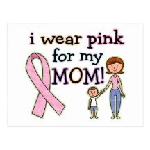 I Wear Pink for My Mom Kids Boys Postcards
