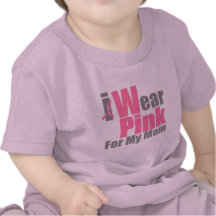 I Wear Pink  For My Mom T-shirts
