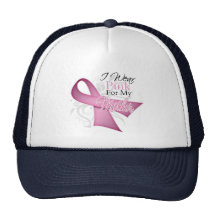 I Wear Pink For My Mother Breast Cancer Awareness Trucker Hats