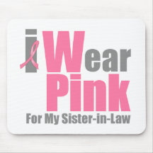I Wear Pink For My Sister-in-Law Mouse Pad