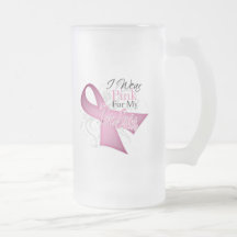 I Wear Pink For My Twin Sister Breast Cancer Coffee Mug